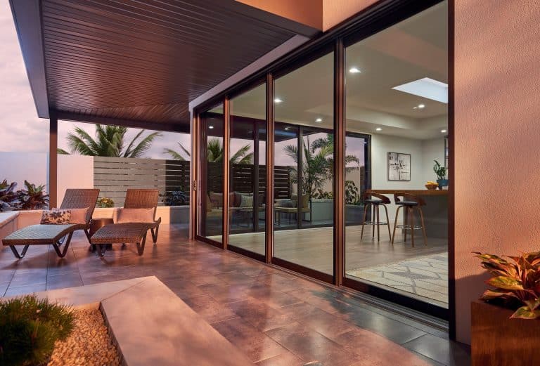 Glass Sliding Door For Patio & Bathroom